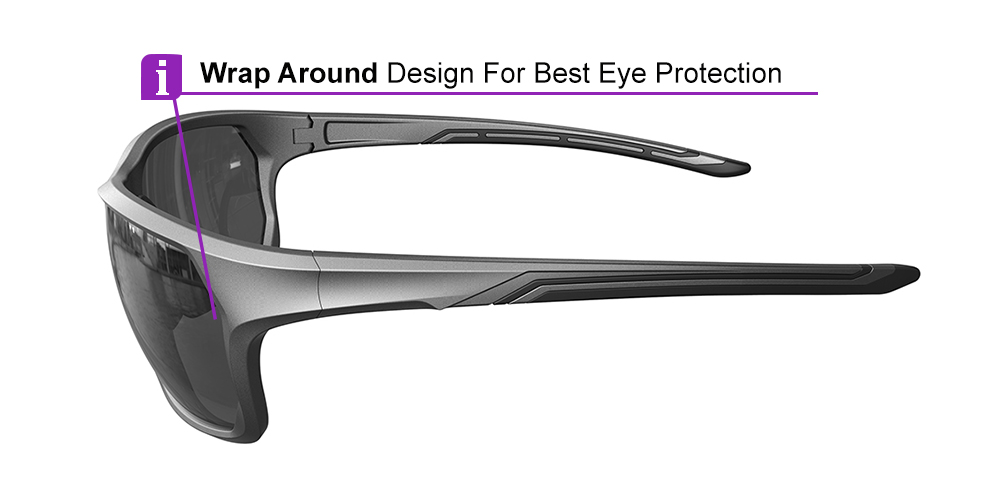 Matrix Upton Prescription Safety Glasses Silver - ANSI Z87.1 Certified - Construction, Industrial or Tactical Glasses