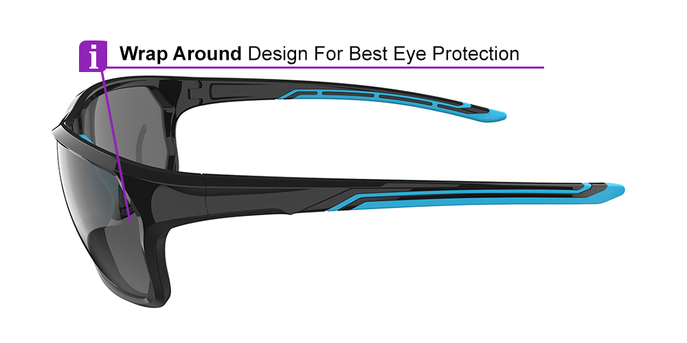 Matrix Upton Prescription Sports Safety Sunglasses C2 - Cycling, Tennis and Baseball Glasses