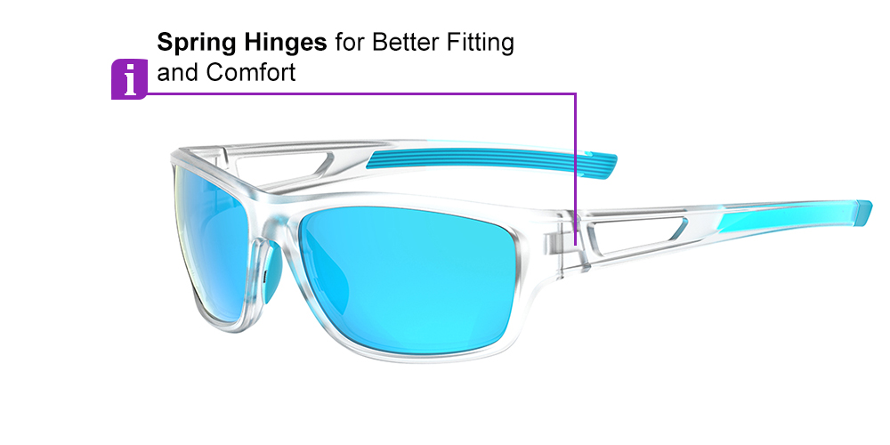 Matrix Salem Prescription Sports Safety Sunglasses Clear - Cycling, Tennis and Baseball Glasses