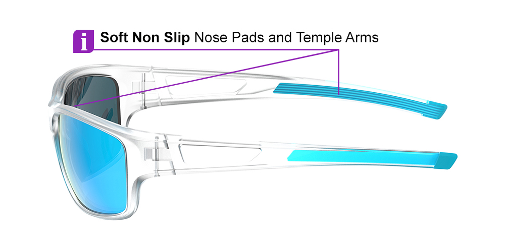 Matrix Salem Prescription Sports Safety Sunglasses Clear - Cycling, Tennis and Baseball Glasses