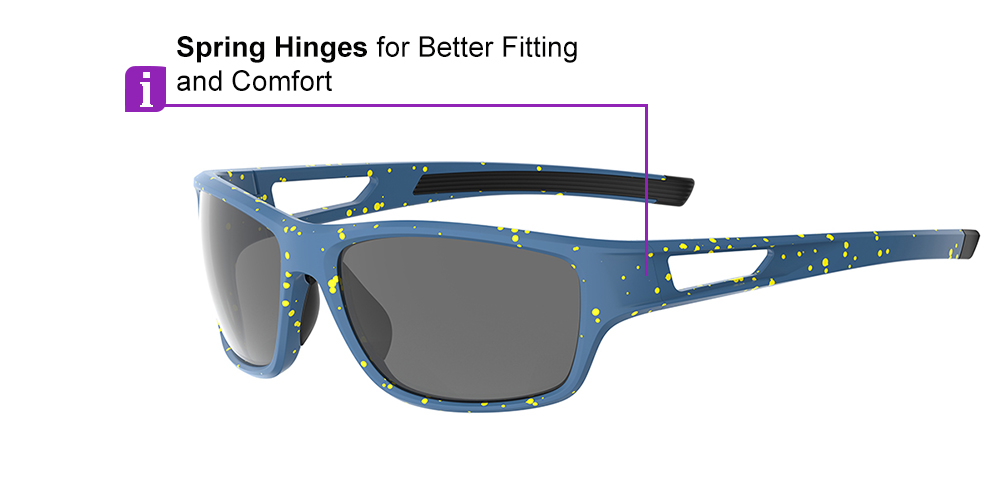 Matrix Salem Prescription Sports Safety Sunglasses Stardust - Cycling, Tennis and Baseball Glasses