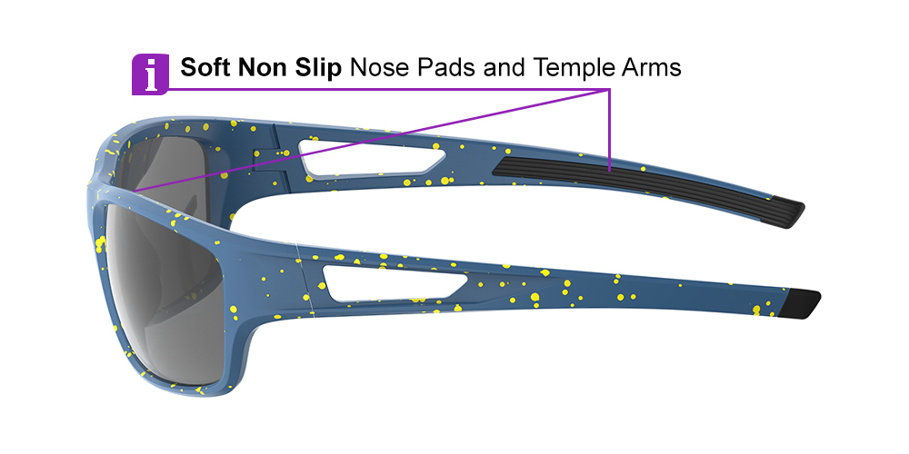 Matrix Salem Prescription Sports Safety Sunglasses Stardust - Cycling, Tennis and Baseball Glasses