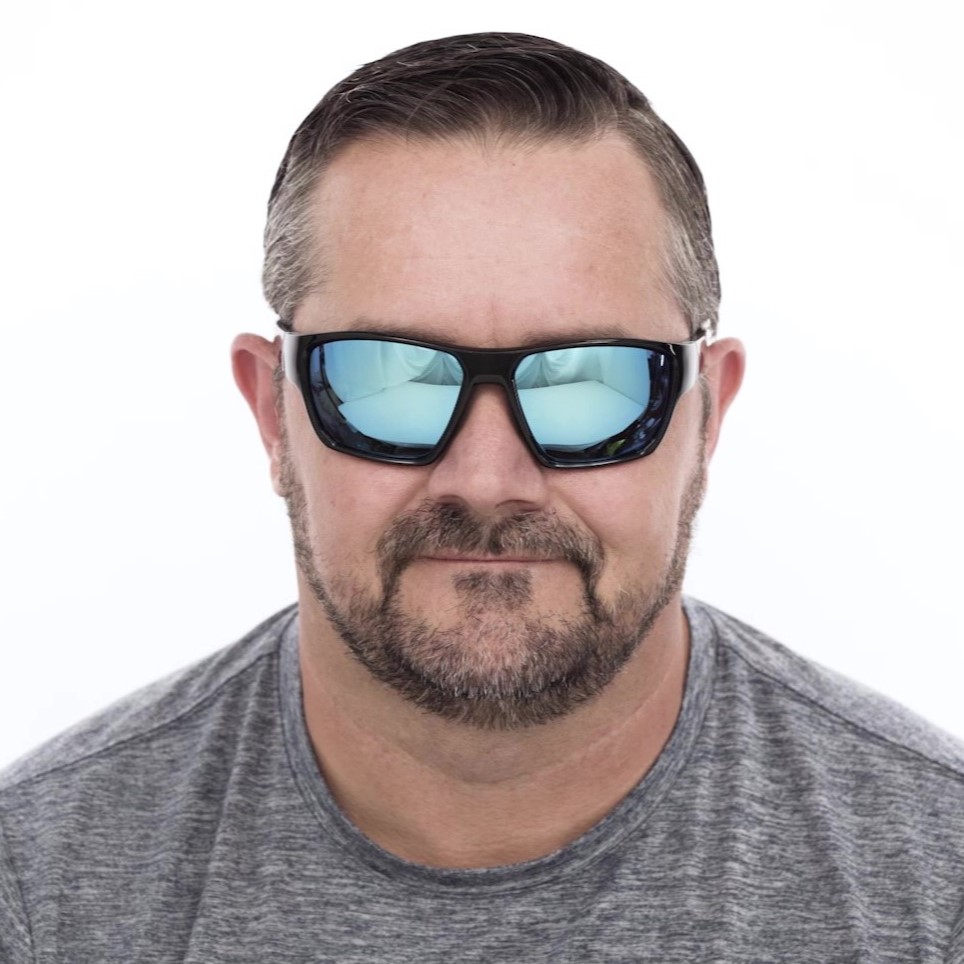 Matrix Shelby Prescription Safety Glasses Black Blue - ANSI Z87.1 Certified - Industrial, Construction and Tactical Glasses