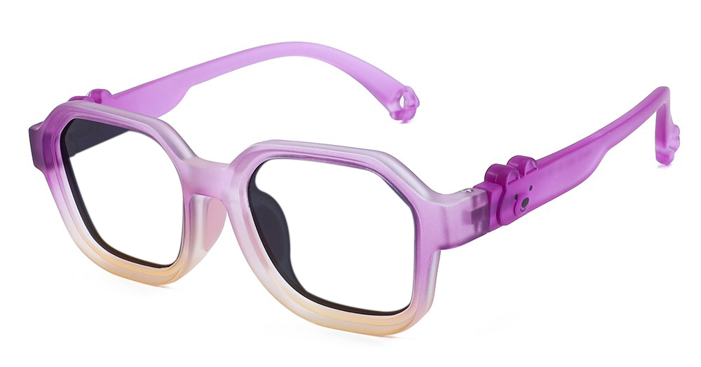 Sophia Purple RX Glasses For Youth - Kids Friendly Impact Resistant - Boys and Girls Prescription Eyeglasses