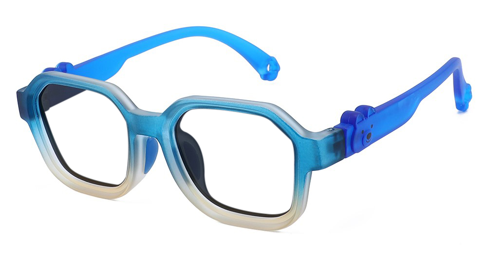 Sophia Blue RX Glasses For Youth - Kids Friendly Impact Resistant - Boys and Girls Prescription Eyeglasses 