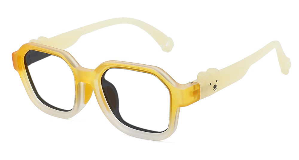 Sophia Yellow RX Glasses For Youth - Kids Friendly Impact Resistant - Boys and Girls Prescription Eyeglasses