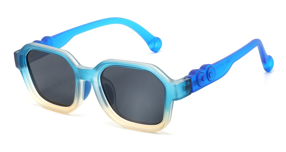 Oliver Blue RX Sunglasses For Youth - Kids Friendly Impact Resistant - Boys and Girls Prescription Eyeglasses