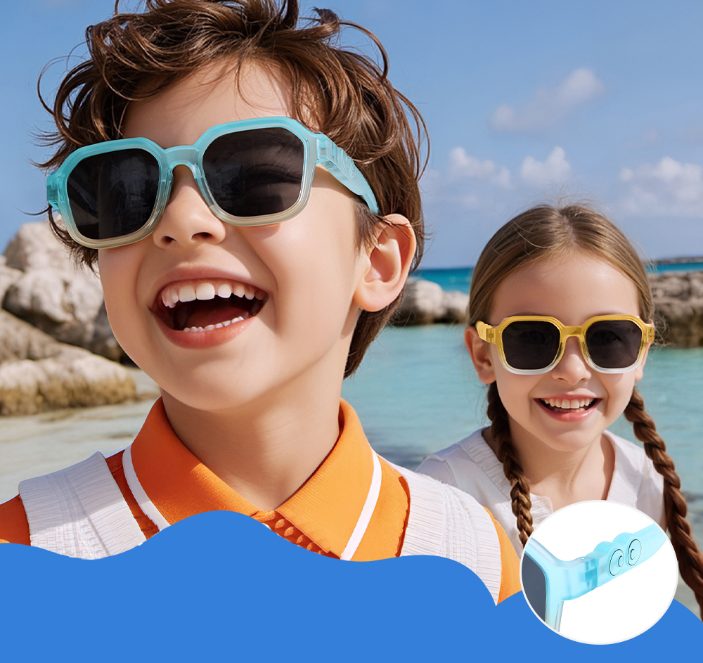 Oliver Purple RX Sunglasses For Youth - Kids Friendly Impact Resistant - Boys and Girls Prescription Eyeglasses