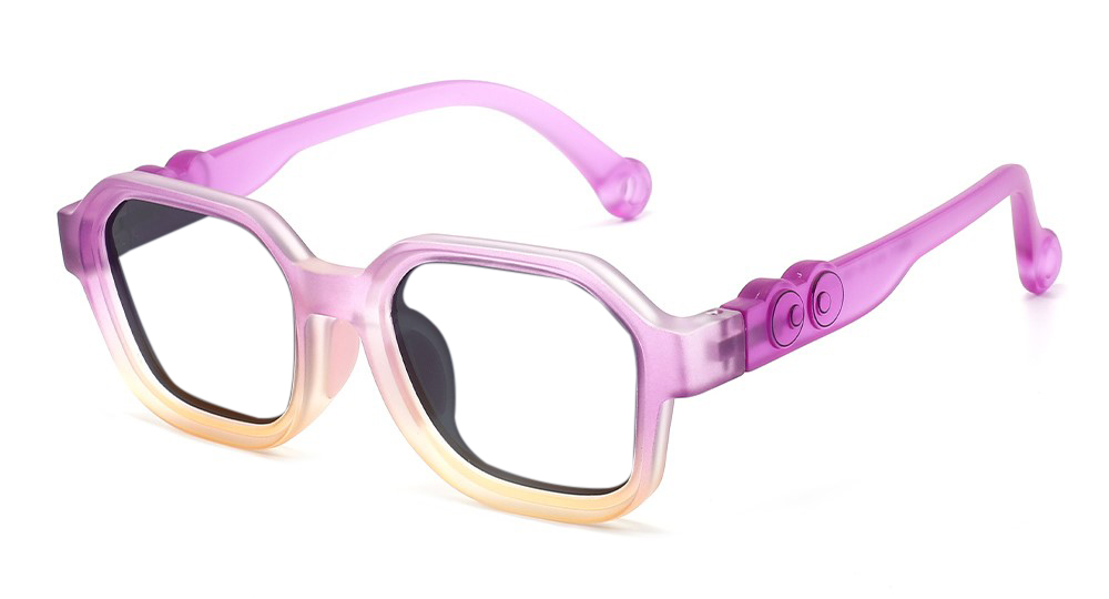 Oliver Purple RX Glasses For Youth - Kids Friendly Impact Resistant - Boys and Girls Prescription Eyeglasses 