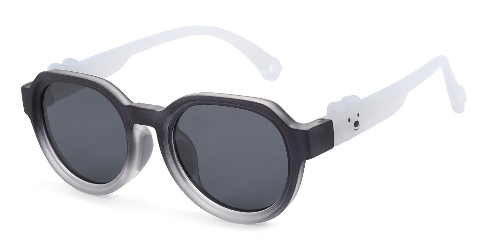 Emma Black RX Sunglasses For Youth - Kids Friendly Impact Resistant - Boys and Girls Prescription Eyeglasses 