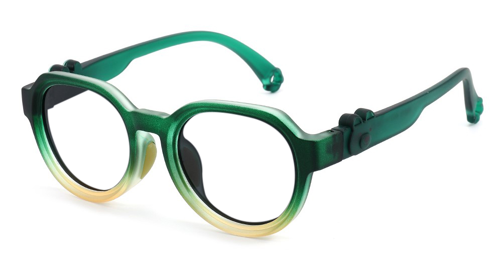 Emma Green RX Glasses For Youth - Kids Friendly Impact Resistant - Boys and Girls Prescription Eyeglasses