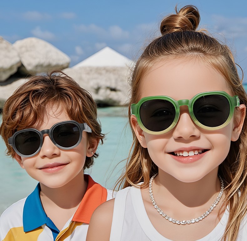 Emma Yellow RX Sunglasses For Youth - Kids Friendly Impact Resistant - Boys and Girls Prescription Eyeglasses 