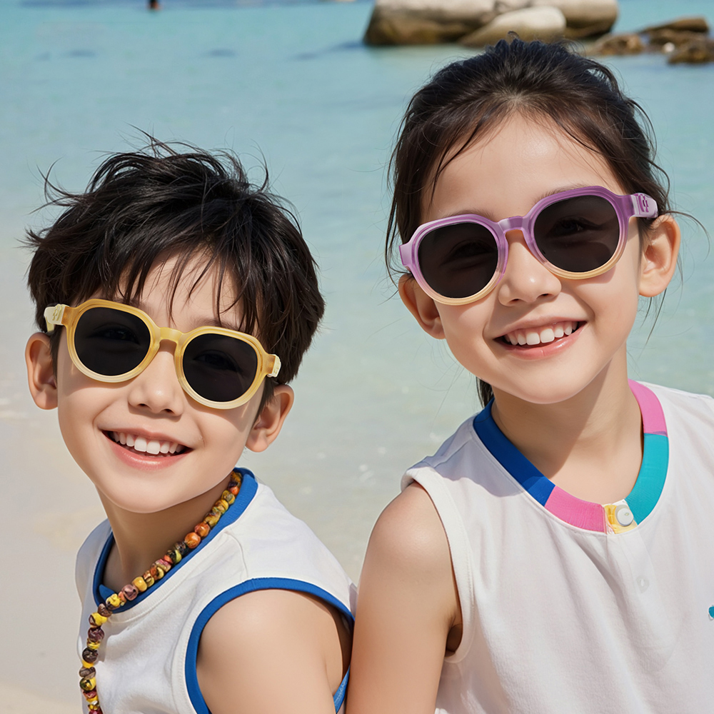 Elijah Purple RX Sunglasses For Youth - Kids Friendly Impact Resistant - Boys and Girls Prescription Eyeglasses 