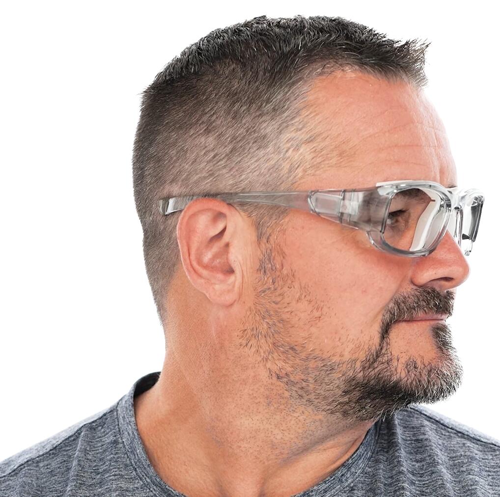 Alberta Prescritpion Sports Glasses & Goggles Clear - Interchangeable Headband - Basketball, Baseball, Football & Soccer Glasses