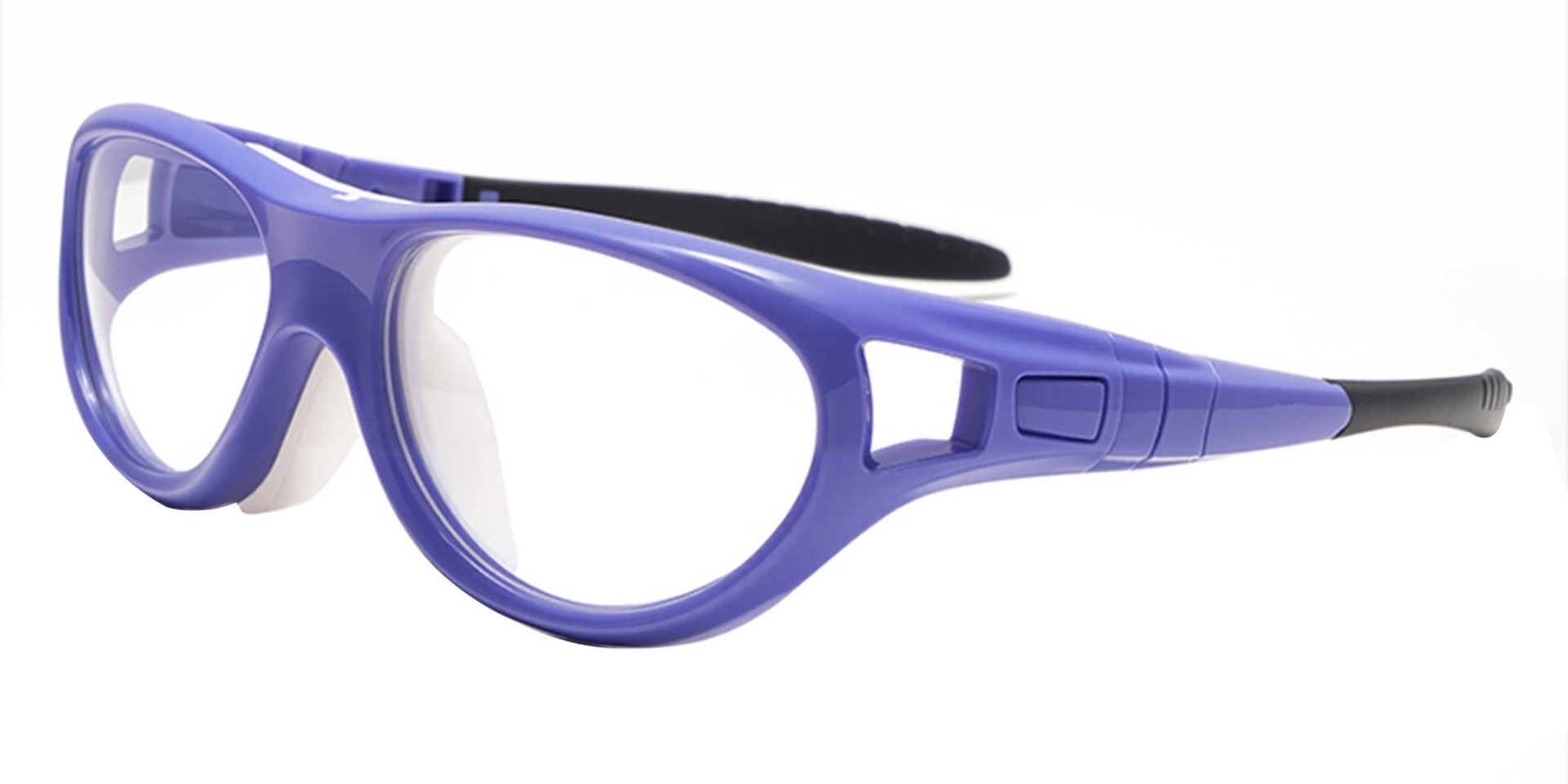 Atlas Prescription Sports Goggles Purple - Interchangeable Headband - Basketball, Football & Soccer Glasses