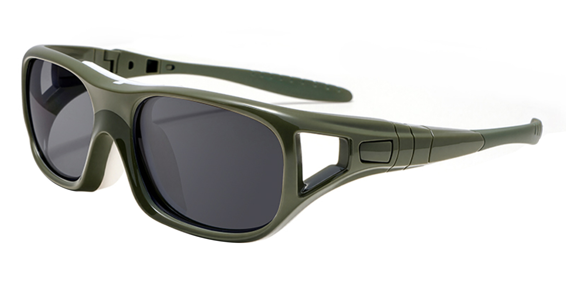 Sierra Prescription Sports Goggles Green - Interchangeable Headband - Basketball, Football & Soccer Glasses