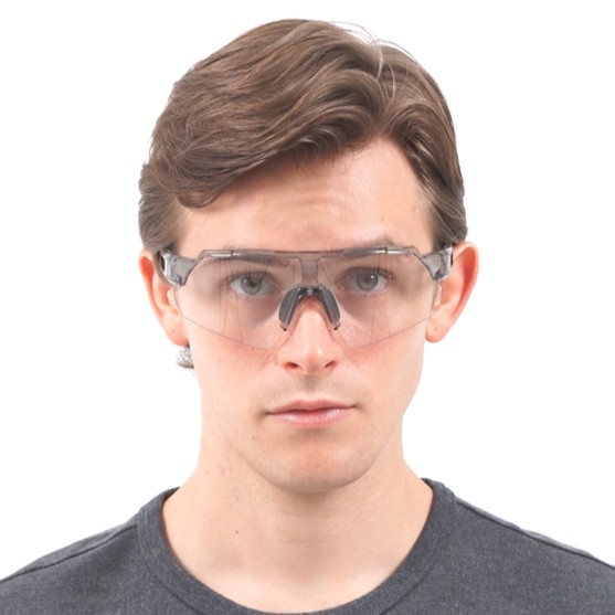 Matrix Johnson Prescription Safety Glasses - Non Insert Rx Lenses - Construction, industrial and Tactical - Clear Polarized or Transition Lenses