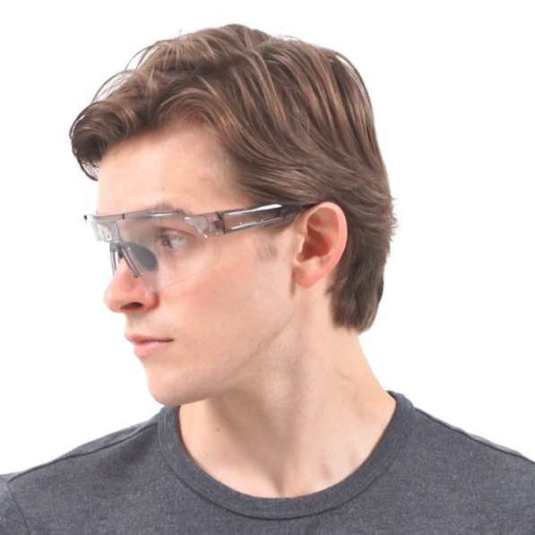 Matrix Johnson Prescription Safety Glasses - Non Insert Rx Lenses - Construction, industrial and Tactical - Clear Polarized or Transition Lenses
