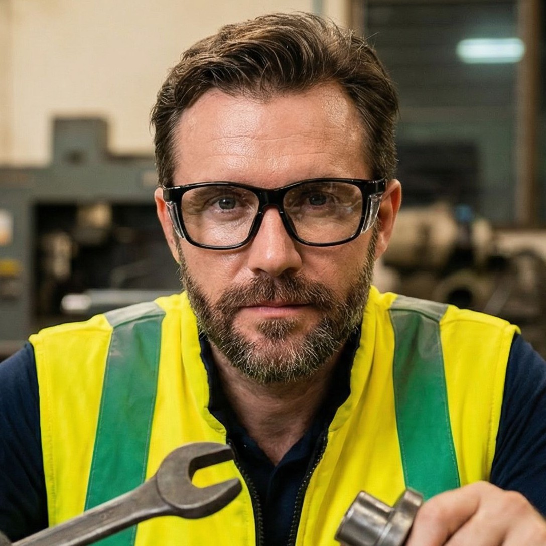 Matrix Buffalo Prescription Safety Glasses -- ANSI Z87.1 Certified -- Magnetic Sun Clip For Indoor and Outdoor Use