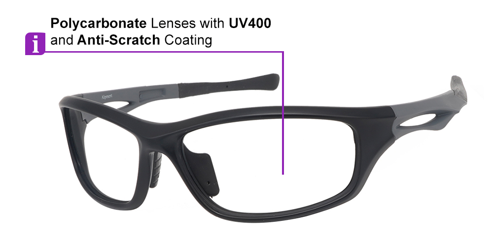 Matrix Glenwood Prescription Safety Glasses -- ANSI Z87.1 Certified -- Spring Hinge