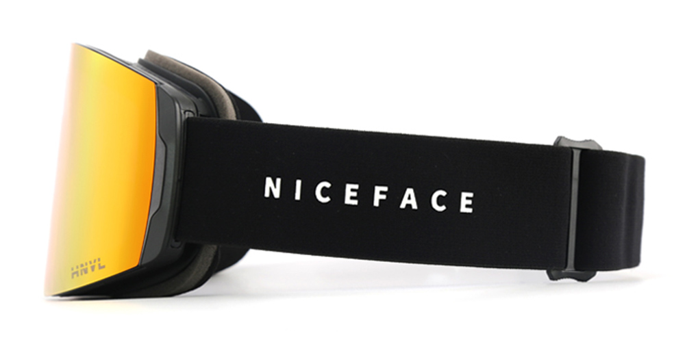 Kimberly Prescription Ski and Snowboard Goggles Gold - Dual Layer Anti Fog Lenses - Impact Resistance and UV Blocking Snow Glasses