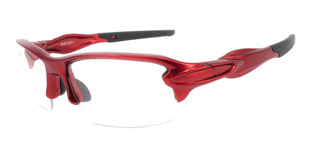 Coho Prescription Safety Glasses Ferrari Red