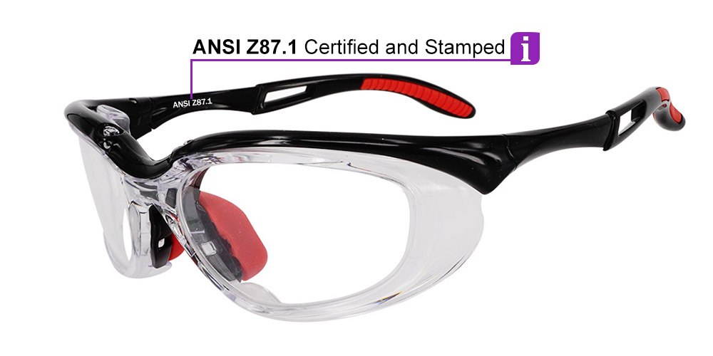 Rochester Prescription Safety Goggles Black - ANSI Z87.1 Certified - Designed In Japan
