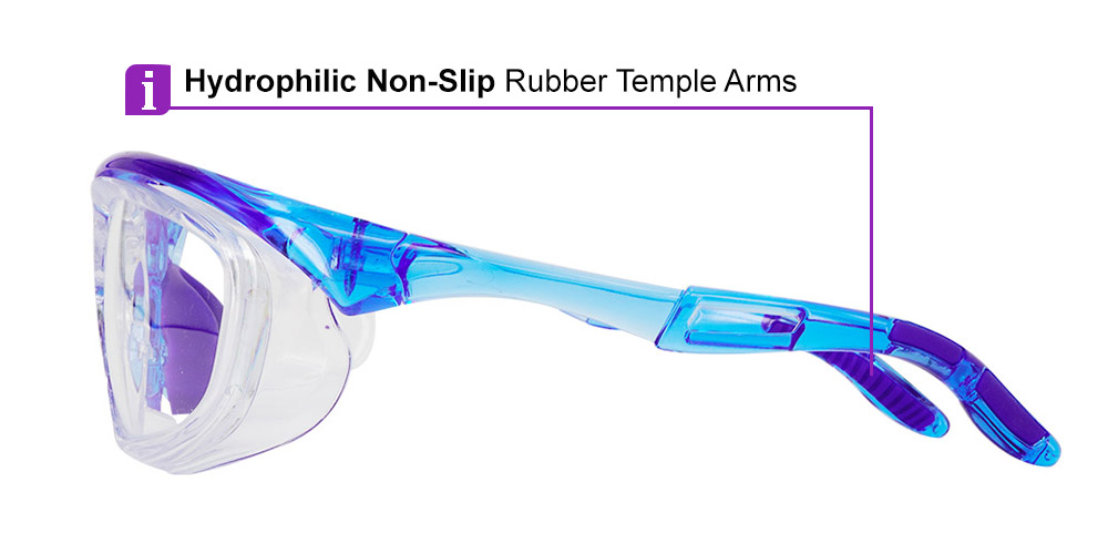 Rochester Prescription Safety Glasses Blue - ANSI Z87.1