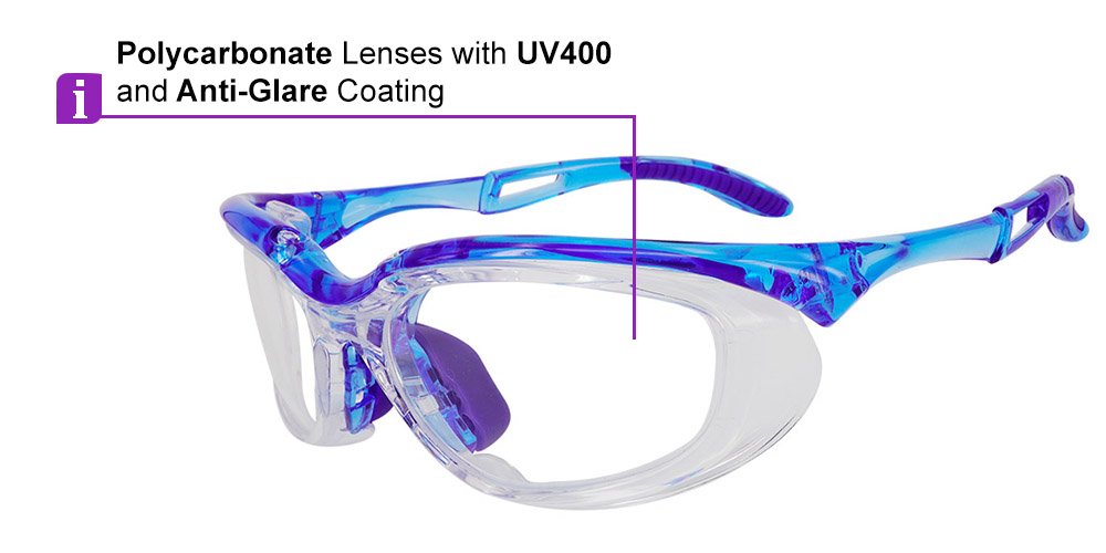 Rochester Prescription Safety Glasses Blue - ANSI Z87.1