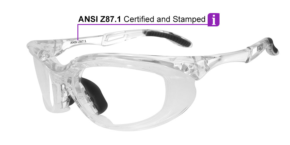 Rochester Prescription Safety Glasses Clear - ANSI Z87.1