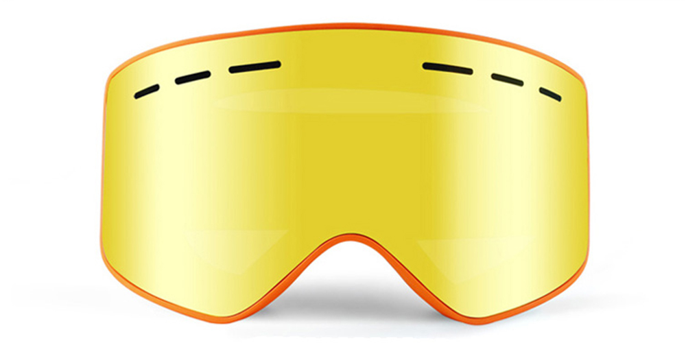 Murray Prescription Ski and Snowboard Goggles Yellow - Dual Layer Anti Fog Polarized Lenses