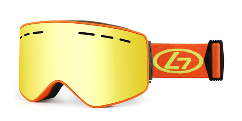 Murray Prescription Ski and Snowboard Goggles Yellow - Dual Layer Anti Fog Polarized Lenses