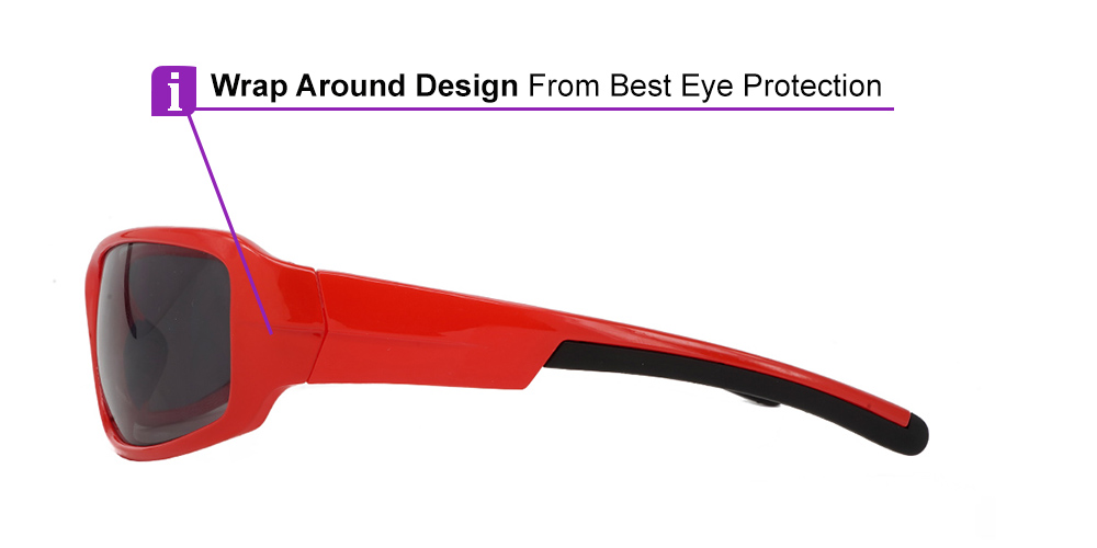 Dunkirk Rx Sports Sunglasses Red