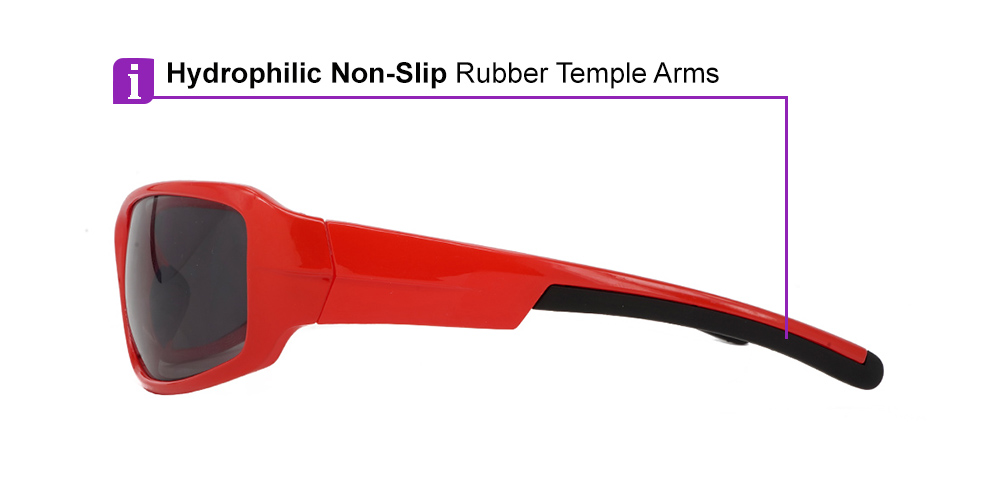 Dunkirk Rx Sports Sunglasses Red