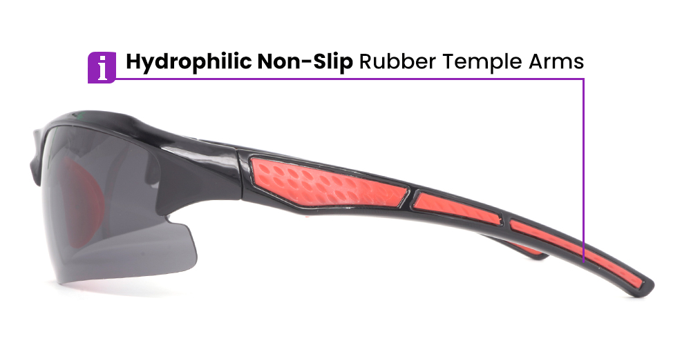 Carleton Prescription Sports Glasses - Cycling, Fishing, Jogging and Baseball Sunglasses - Polarized or Transition Lenses