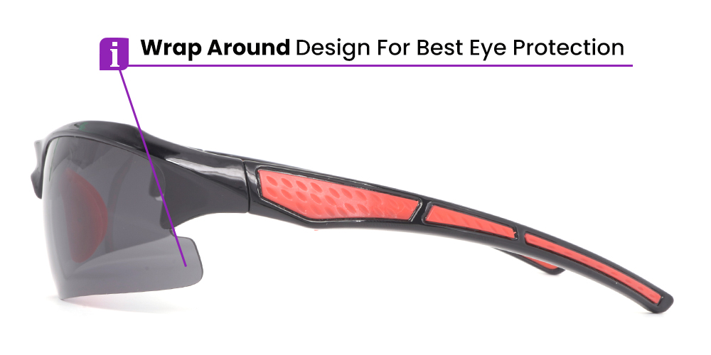 Carleton Prescription Sports Glasses - Cycling, Fishing, Jogging and Baseball Sunglasses - Polarized or Transition Lenses