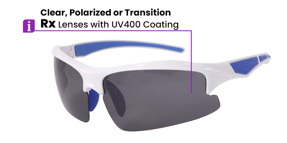 Robson Prescription Sports Glasses - Cycling, Fishing, Jogging and Baseball Sunglasses - Polarized or Transition Lenses
