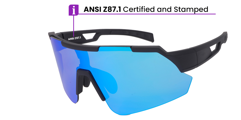 Matrix Weston Prescription Sports Glasses - Non Insert Rx Lenses - Cycling, Fishing, Jogging and Ski Goggles - Polarized or Transition Lenses