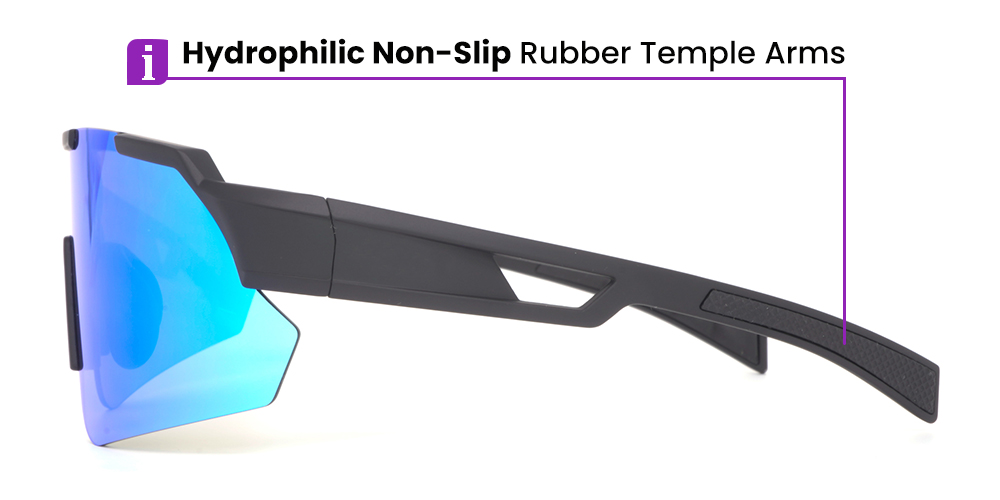 Matrix Weston Prescription Sports Glasses - Non Insert Rx Lenses - Cycling, Fishing, Jogging and Ski Goggles - Polarized or Transition Lenses