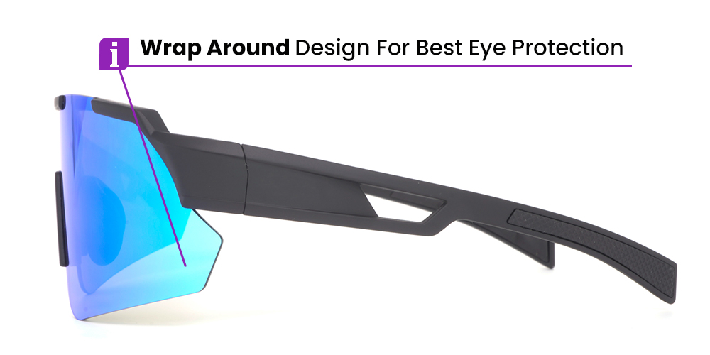 Matrix Weston Prescription Sports Glasses - Non Insert Rx Lenses - Cycling, Fishing, Jogging and Ski Goggles - Polarized or Transition Lenses