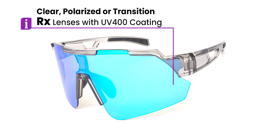 Matrix Johnson Prescription Safety Glasses - Non Insert Rx Lenses - Construction, industrial and Tactical - Clear Polarized or Transition Lenses