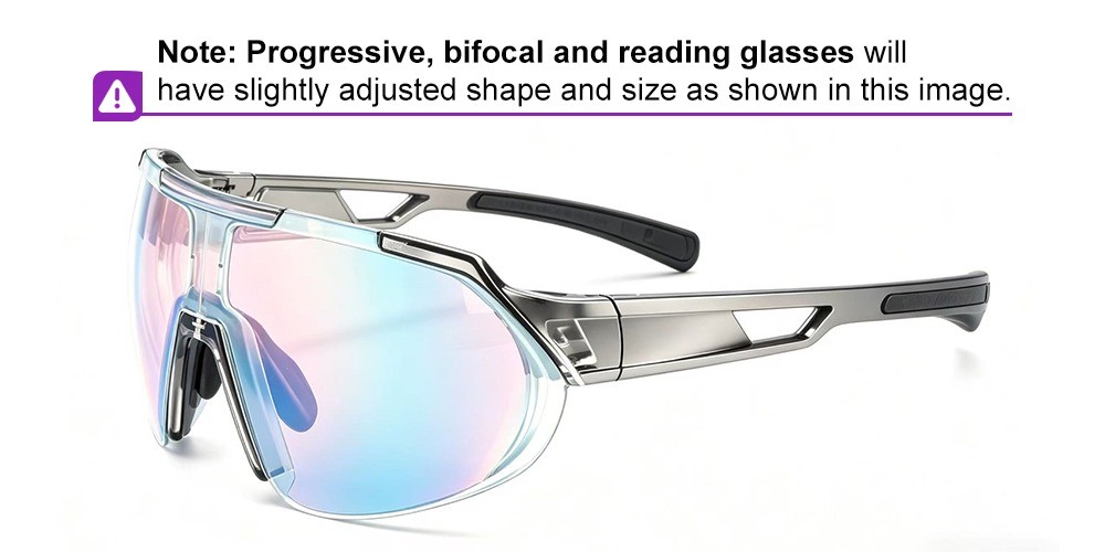 Matrix Weston Prescription Sports Glasses - Non Insert Rx Lenses - Cycling, Fishing, Jogging and Ski Goggles - Polarized or Transition Lenses