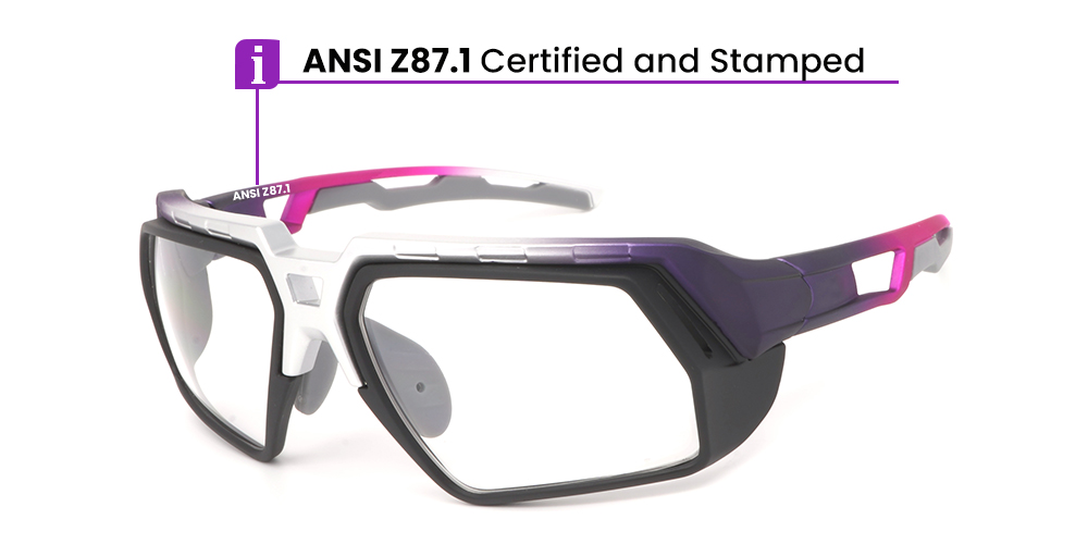 Mckay Prescription Safety Glasses - ANSI Z87.1 Certified - Industrial, Construction and Tactical Goggles