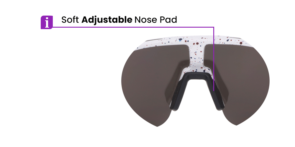 Matrix Johnston Prescription Sports Glasses - Non Insert Rx Lenses - Cycling, Fishing, Jogging and Ski Goggles - Polarized or Transition Lenses