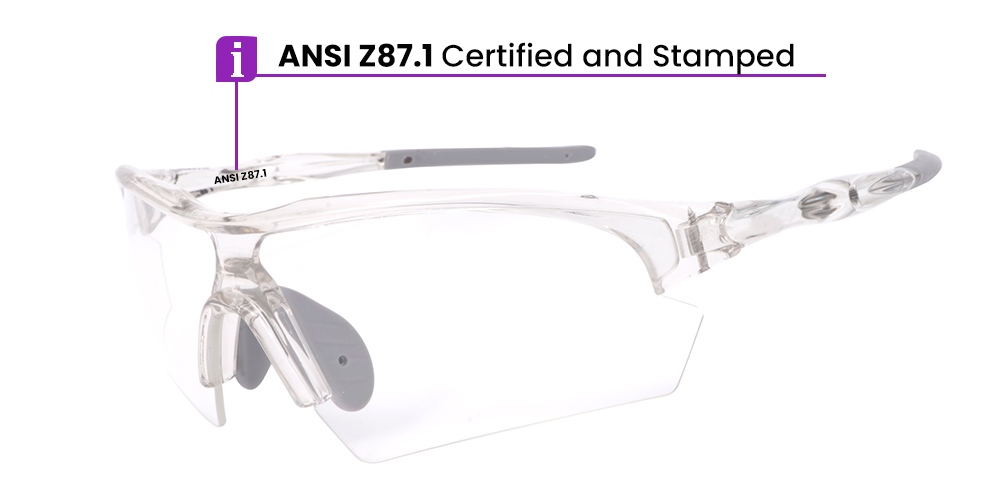 Matrix Dawson Prescription Safety Glasses - ANSI Z87.1 Certified - Non Insert Rx Lenses - Industrial, Construction and Tactical Goggles