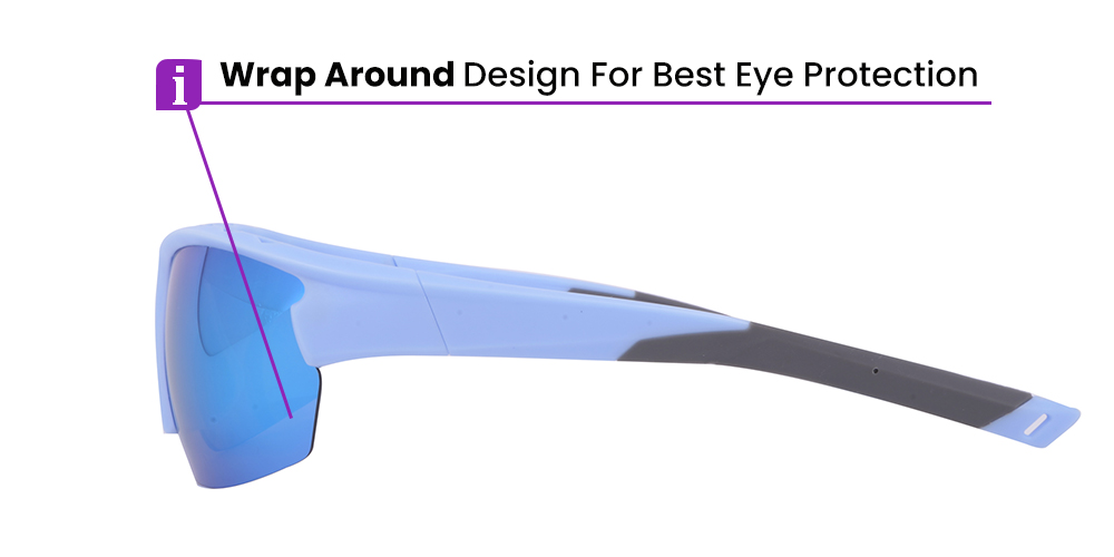 Ovington Prescription Sports Glasses - Clear, Polarized or Transition Lenses - Jogging, Cycling, Fishing and Baseball Sunglasses