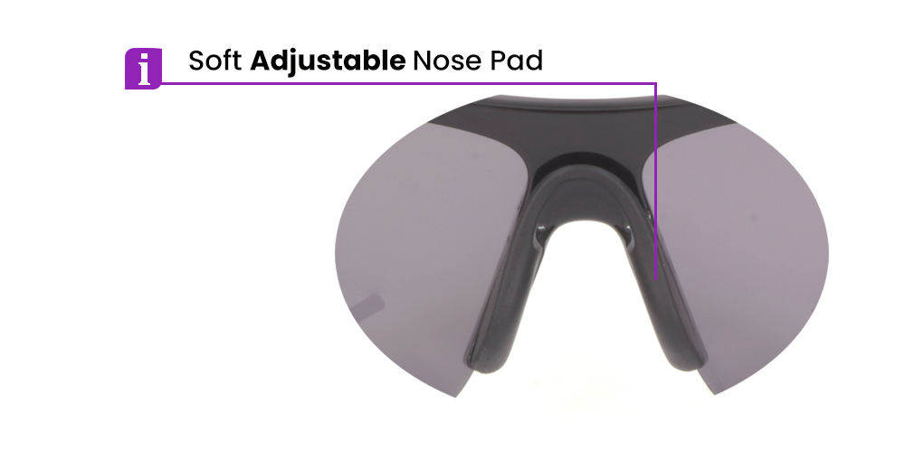 Temple Prescription Sports Glasses - Cycling, Fishing, Jogging and Baseball Sunglasses - Polarized or Transition Lenses