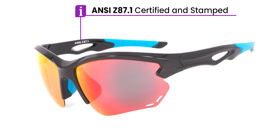 Kitchener Prescription Safety Glasses - ANSI Z87.1 Certified - Industrial, Construction and Tactical Goggles
