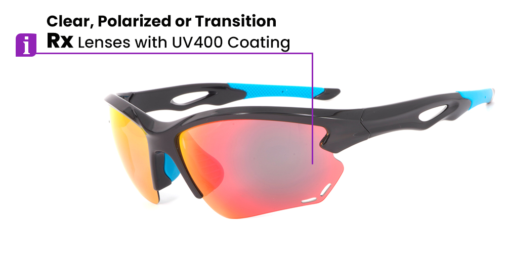 Kitchener Prescription Safety Glasses - ANSI Z87.1 Certified - Industrial, Construction and Tactical Goggles