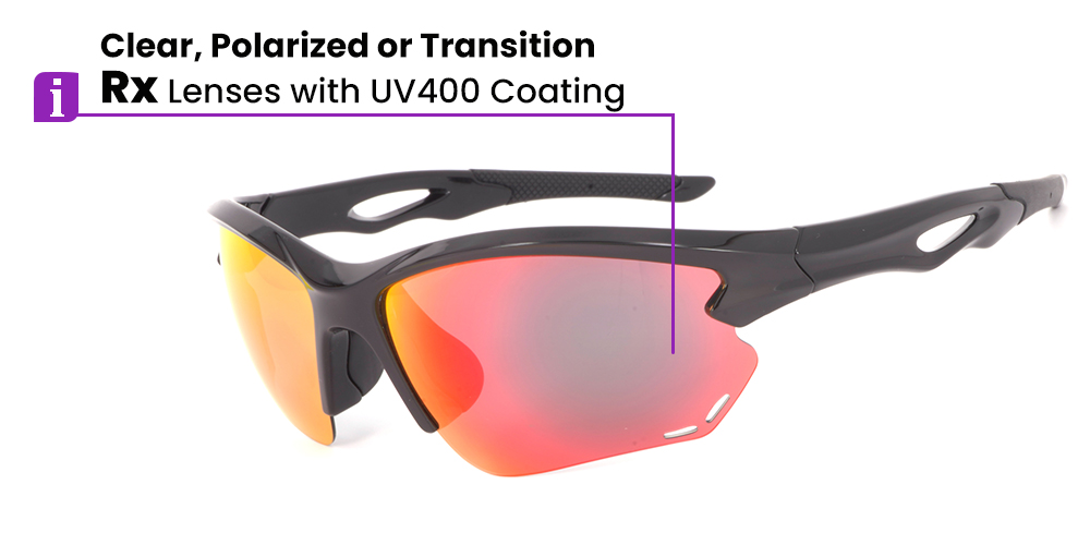 Augusta Prescription Safety Glasses - ANSI Z87.1 Certified - Industrial, Construction and Tactical Goggles
